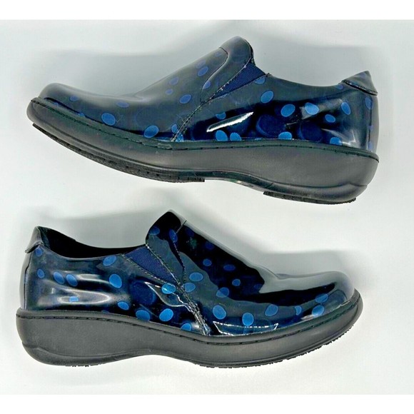 SPRING STEP Pro Belo Blue Polka Dot Rain Clogs- Slip-Ons Shoes - Women's… - Picture 3 of 8
